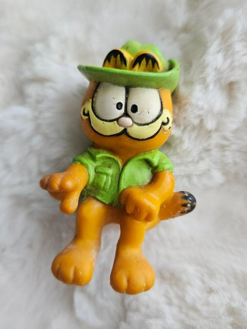 Garfield Explorer Vintage PVC Figurine 1981 United Feature Syndicate Safari